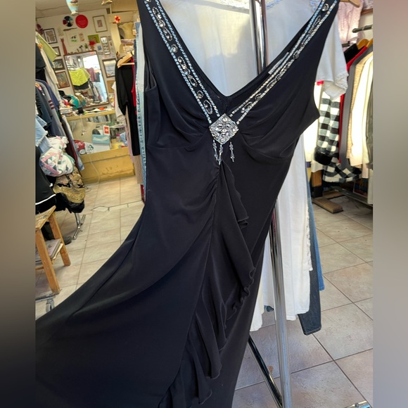 Laura Petites Black Dress - Picture 2 of 5